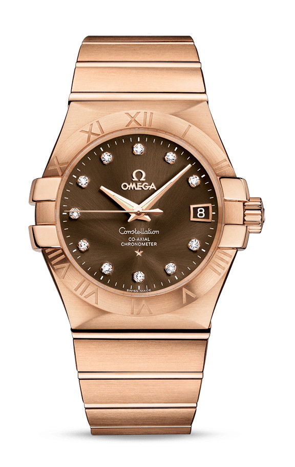Omega Constellation luxury timepiece - detailed view