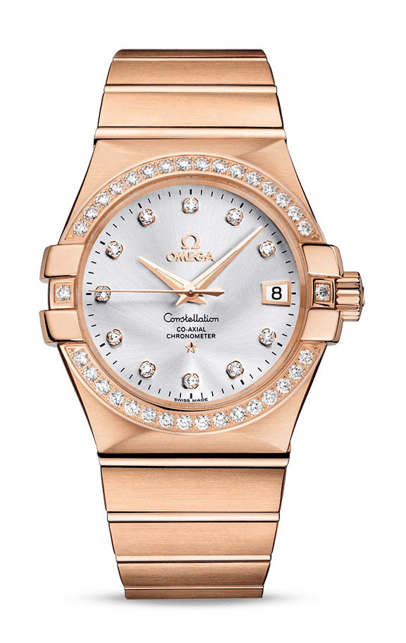 Omega Constellation luxury timepiece - detailed view