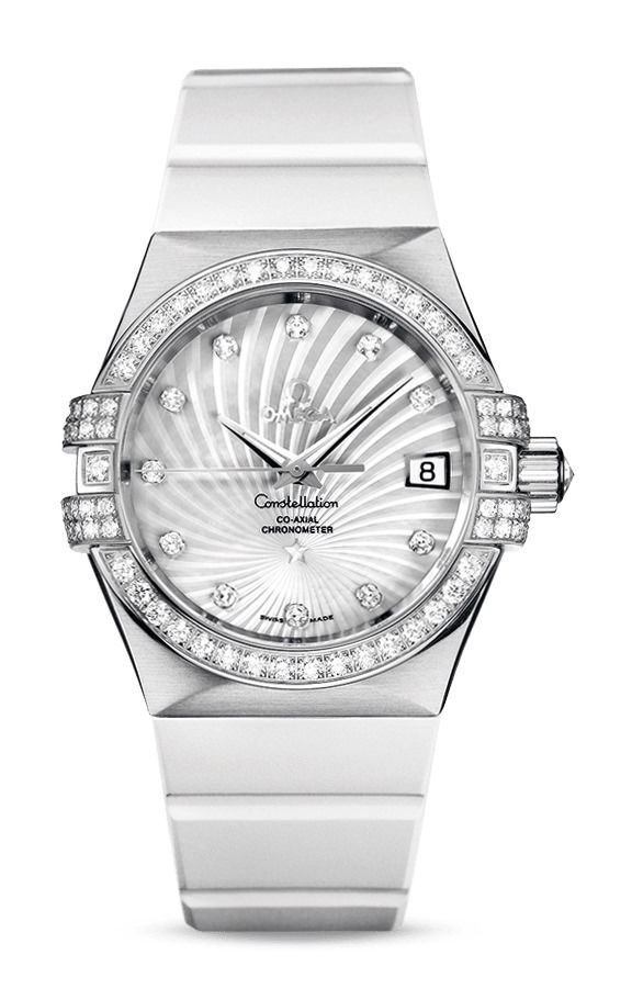 Omega Constellation luxury timepiece - detailed view