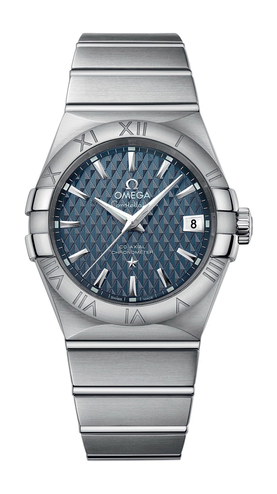 Omega Constellation luxury timepiece - detailed view