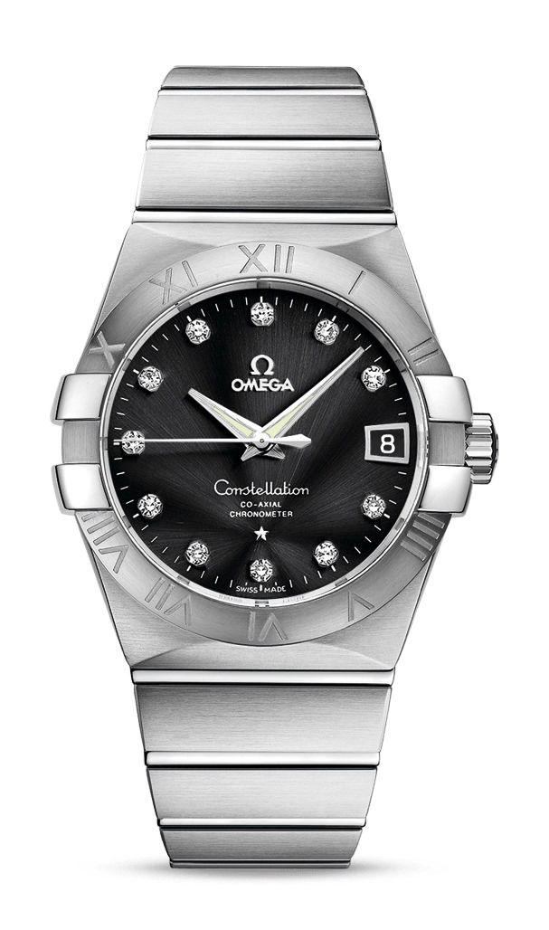 Omega Constellation luxury timepiece - detailed view