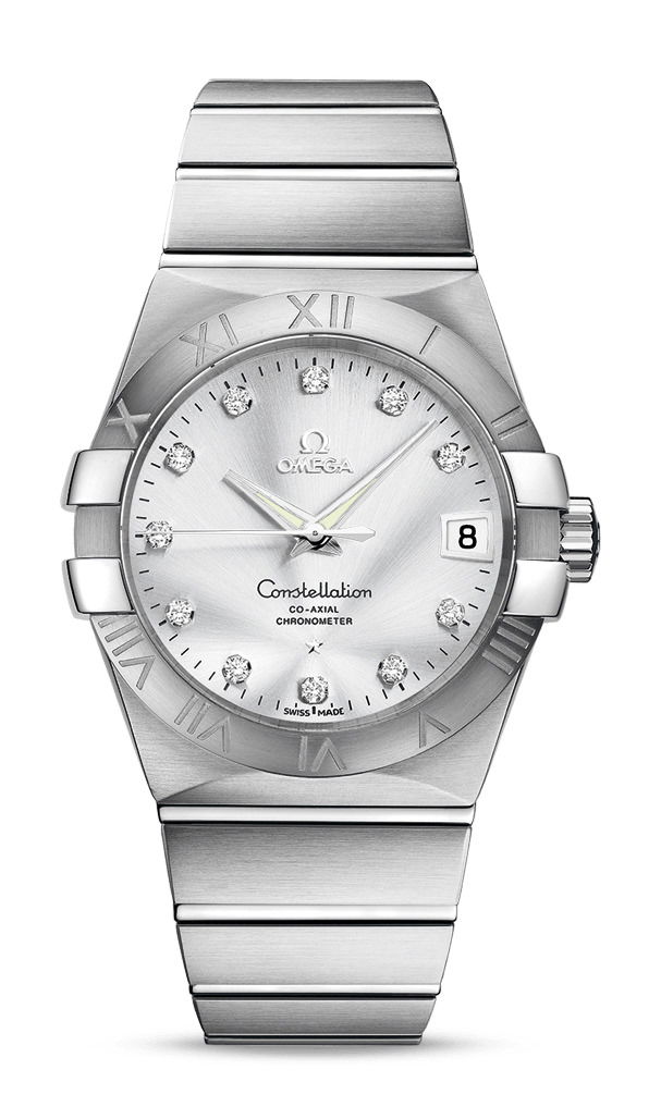 Omega Constellation luxury timepiece - detailed view