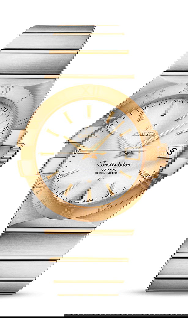 Omega Constellation luxury timepiece - detailed view