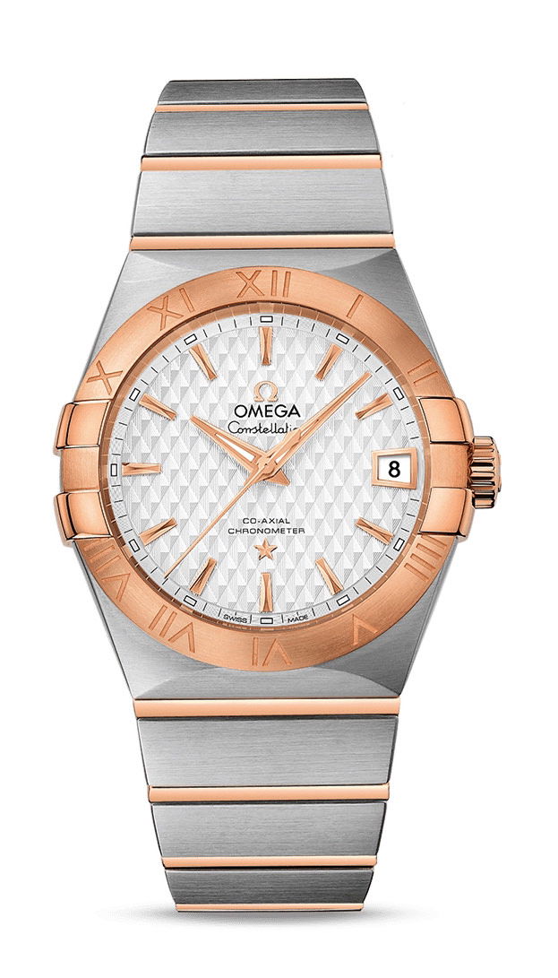 Omega Constellation luxury timepiece - detailed view