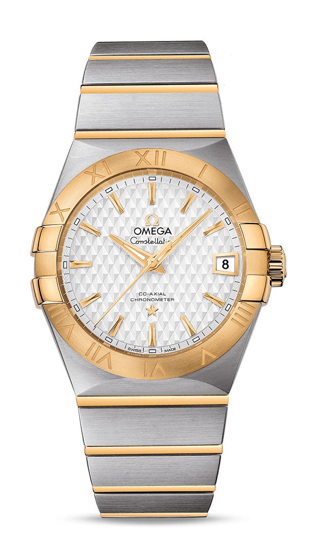 Omega Constellation luxury timepiece - detailed view