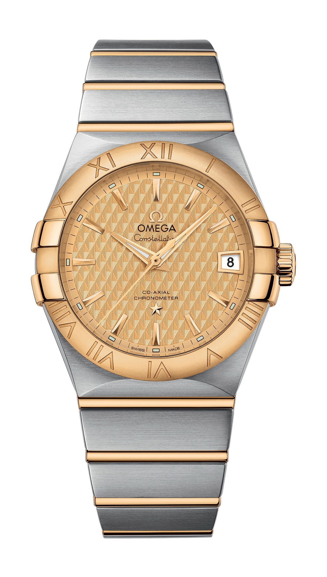 Omega Constellation luxury timepiece - detailed view