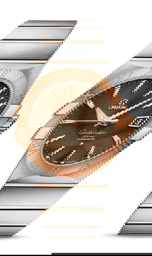 Omega Constellation luxury timepiece - detailed view