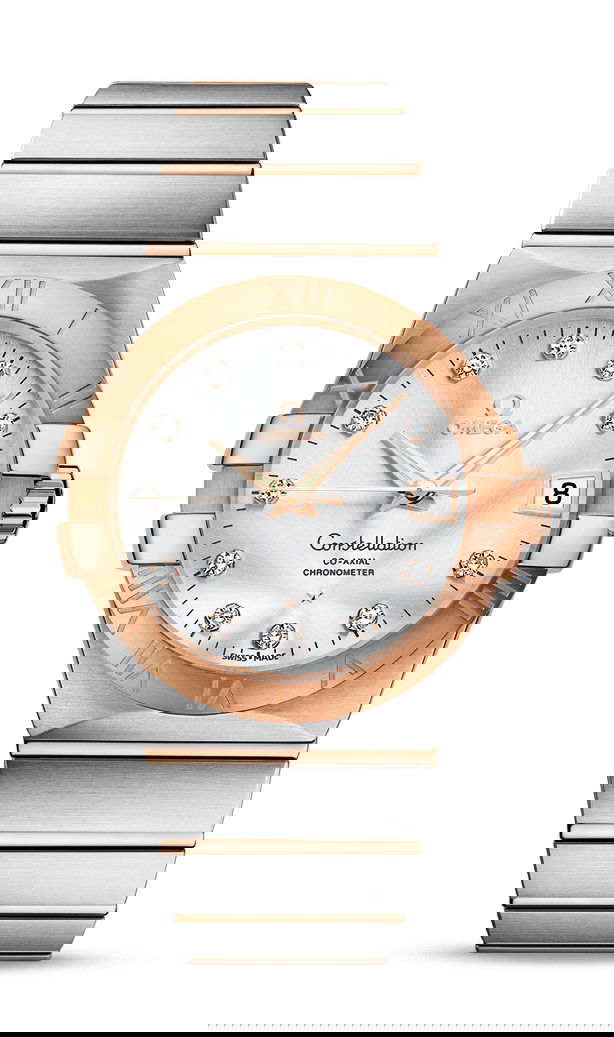 Omega Constellation luxury timepiece - detailed view