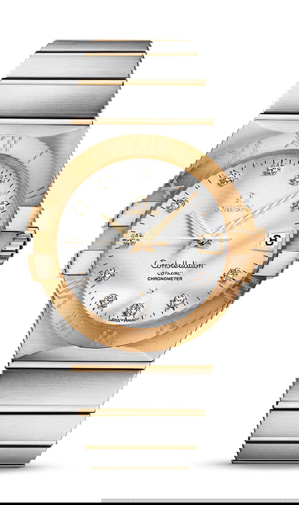 Omega Constellation luxury timepiece - detailed view