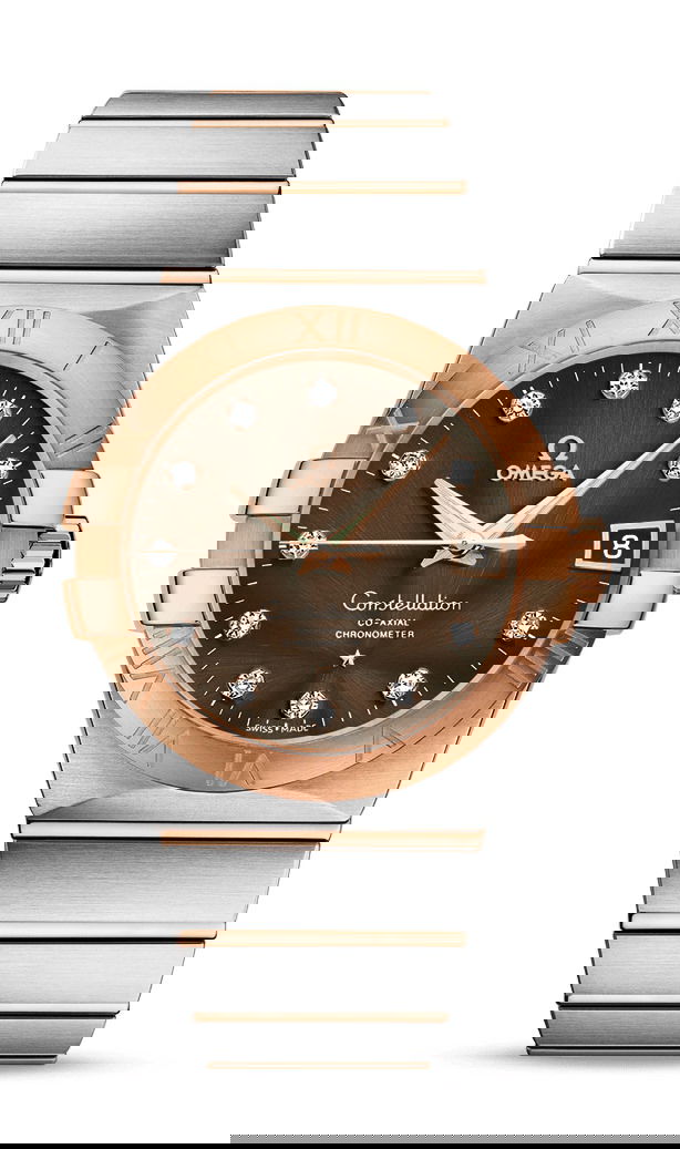 Omega Constellation luxury timepiece - detailed view