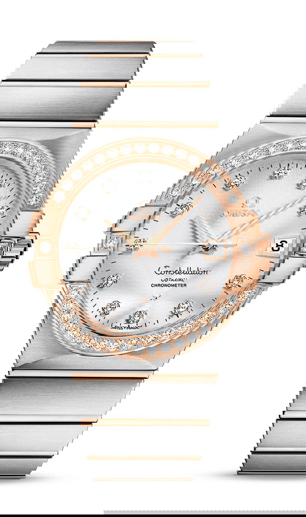 Omega Constellation luxury timepiece - detailed view
