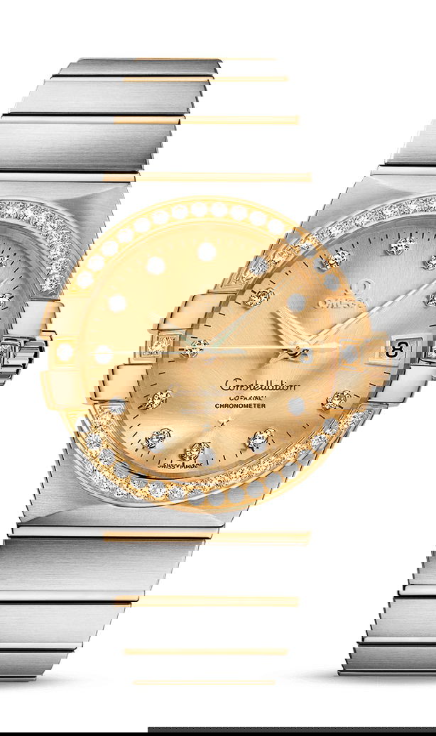 Omega Constellation luxury timepiece - detailed view
