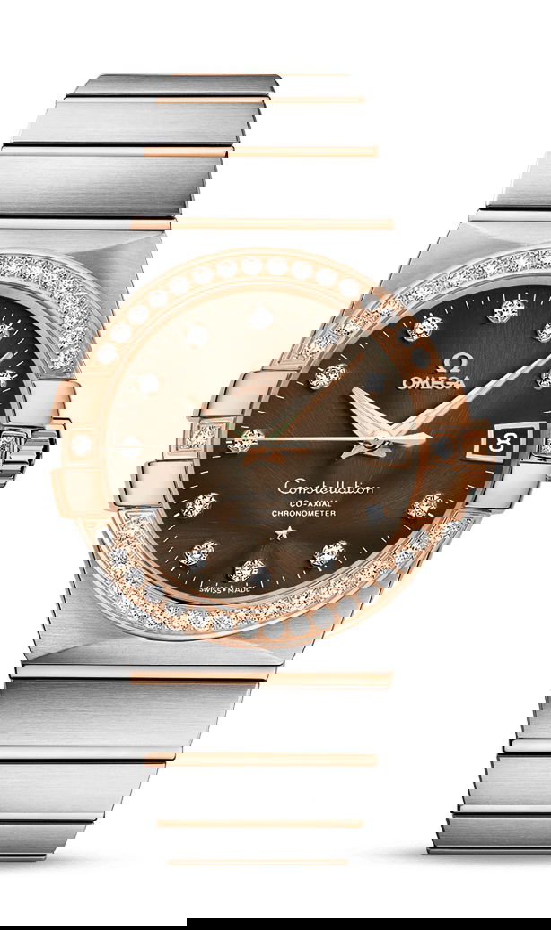 Omega Constellation luxury timepiece - detailed view
