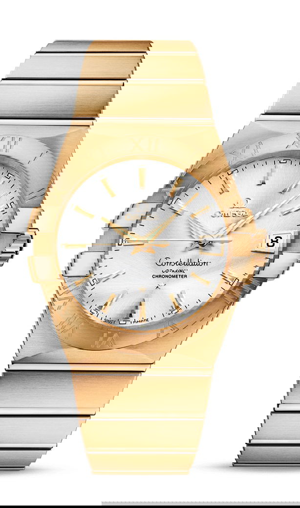 Omega Constellation luxury timepiece - detailed view