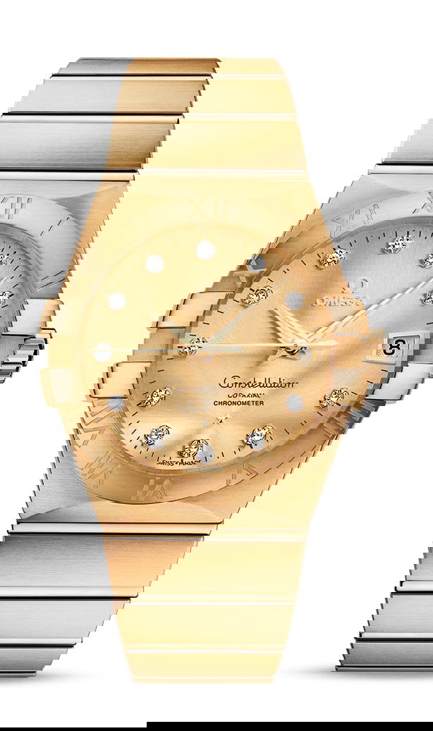 Omega Constellation luxury timepiece - detailed view