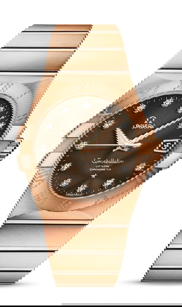 Omega Constellation luxury timepiece - detailed view