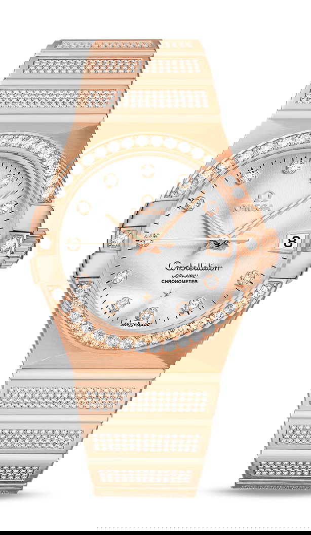 Omega Constellation luxury timepiece - detailed view