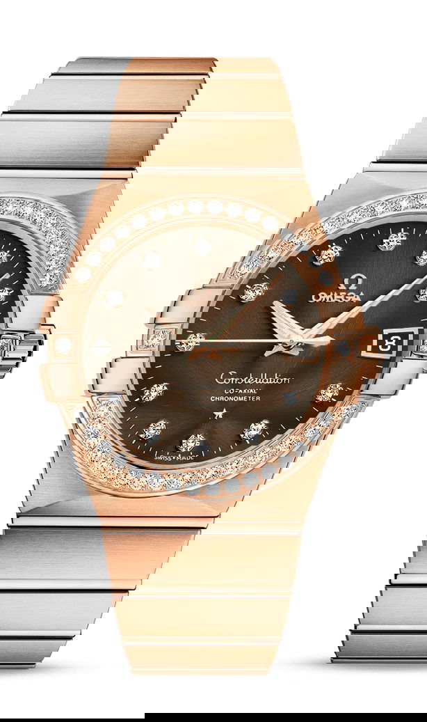 Omega Constellation luxury timepiece - detailed view