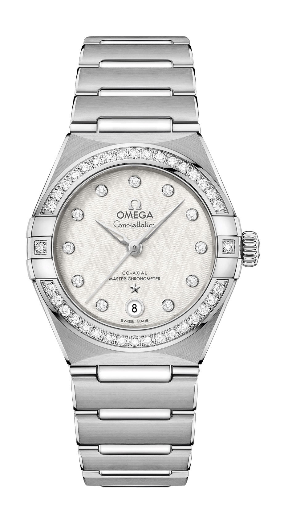 Omega Constellation luxury timepiece - detailed view