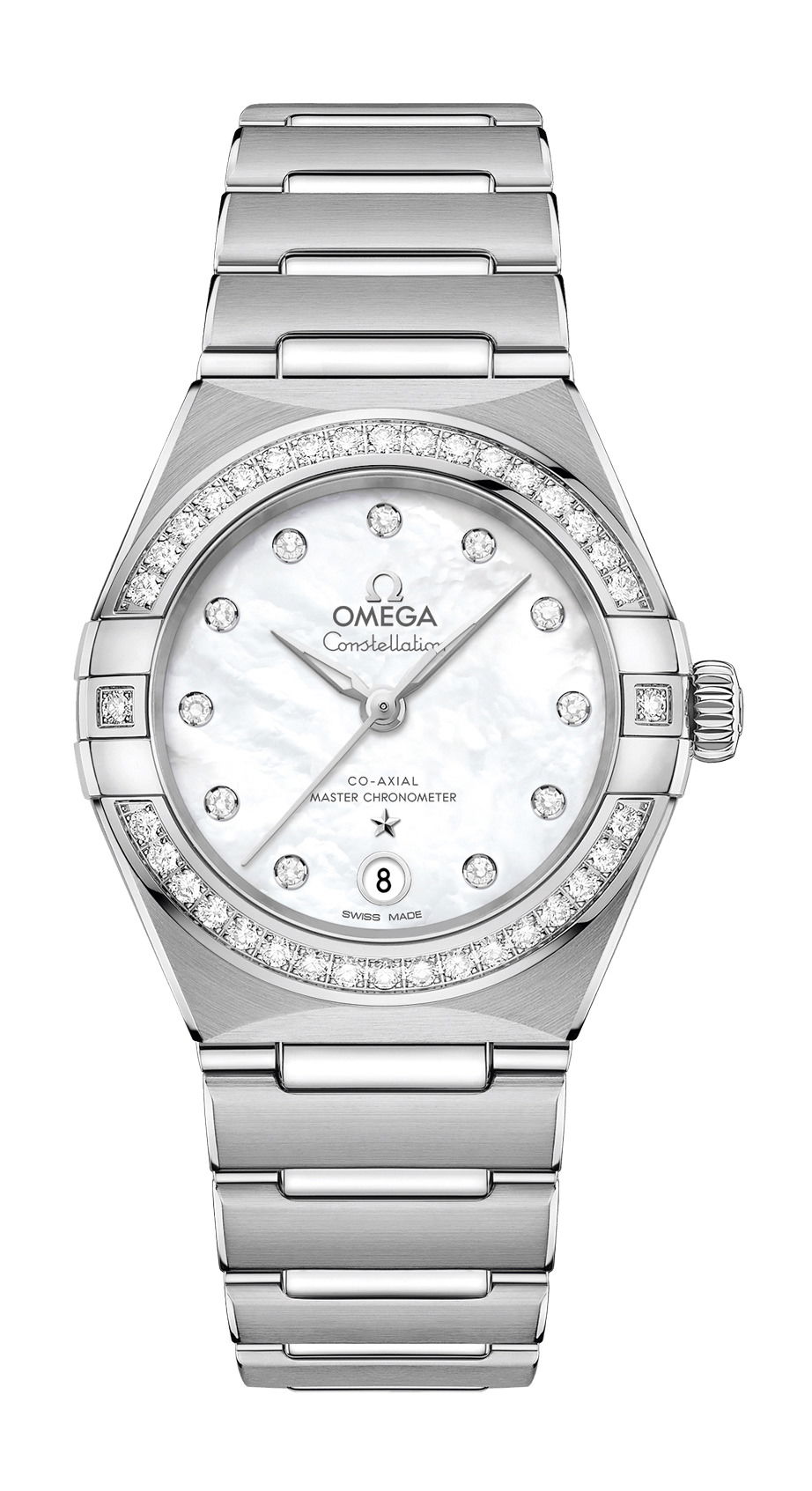 Omega Constellation luxury timepiece - detailed view
