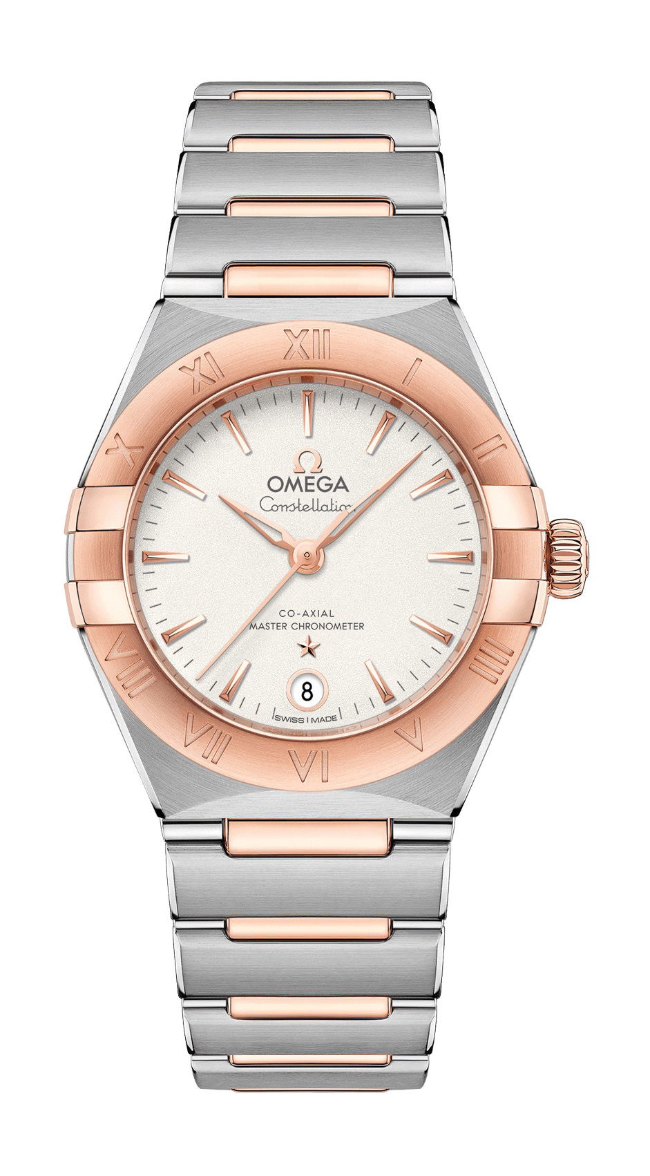 Omega Constellation luxury timepiece - detailed view