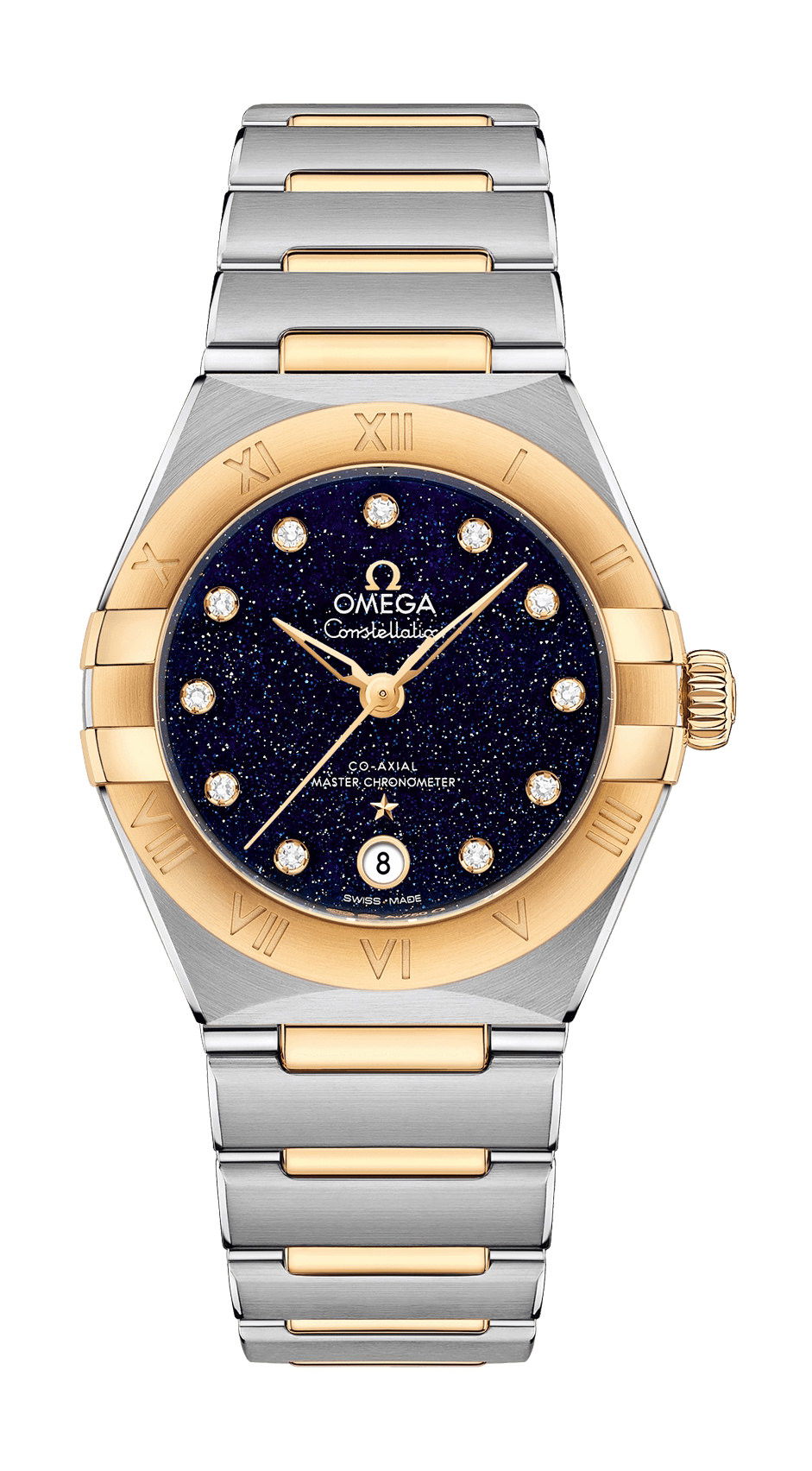 Omega Constellation luxury timepiece - detailed view