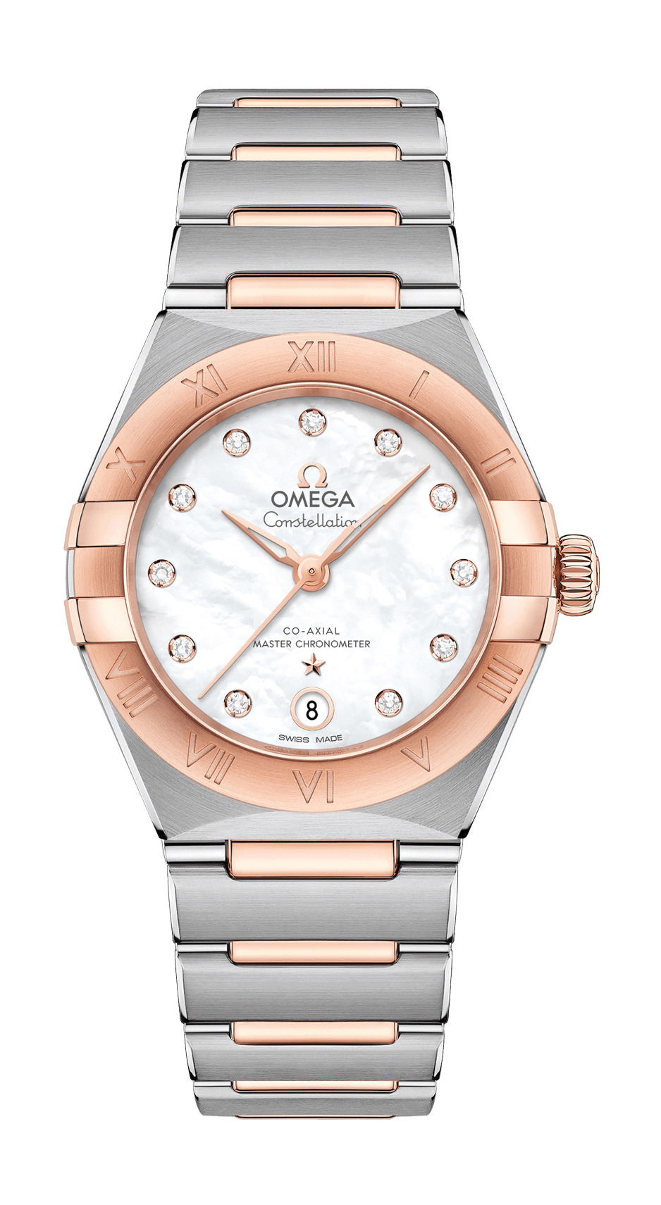 Omega Constellation luxury timepiece - detailed view
