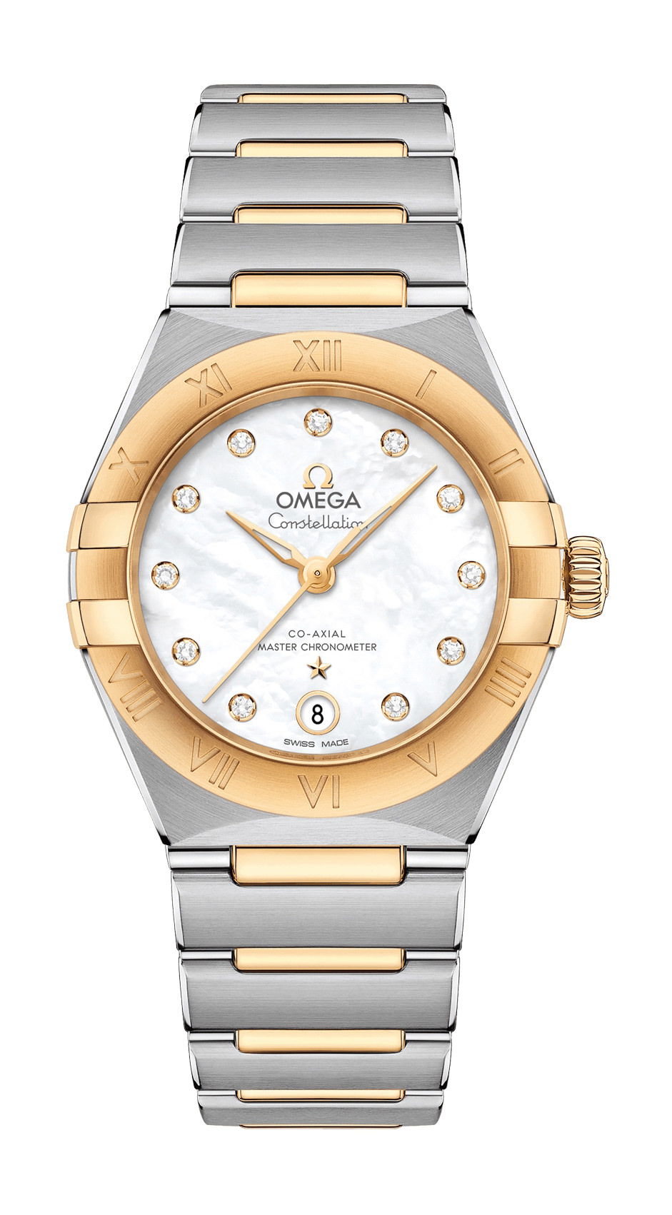 Omega Constellation luxury timepiece - detailed view