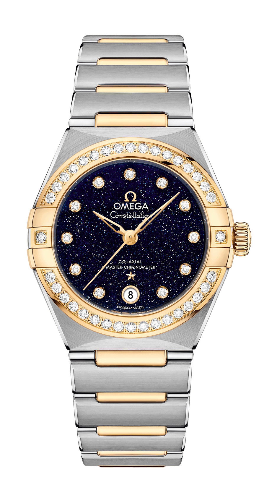 Omega Constellation luxury timepiece - detailed view