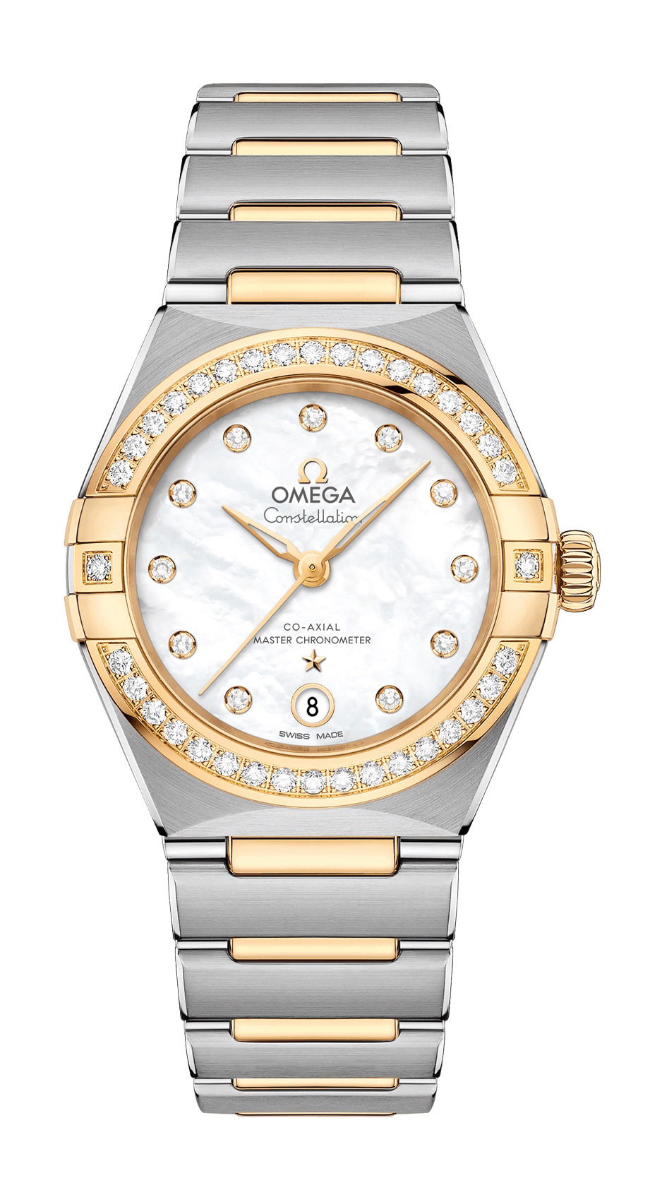 Omega Constellation luxury timepiece - detailed view