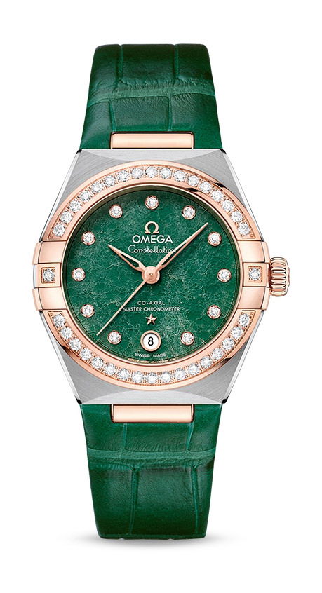 Omega Constellation luxury timepiece - detailed view