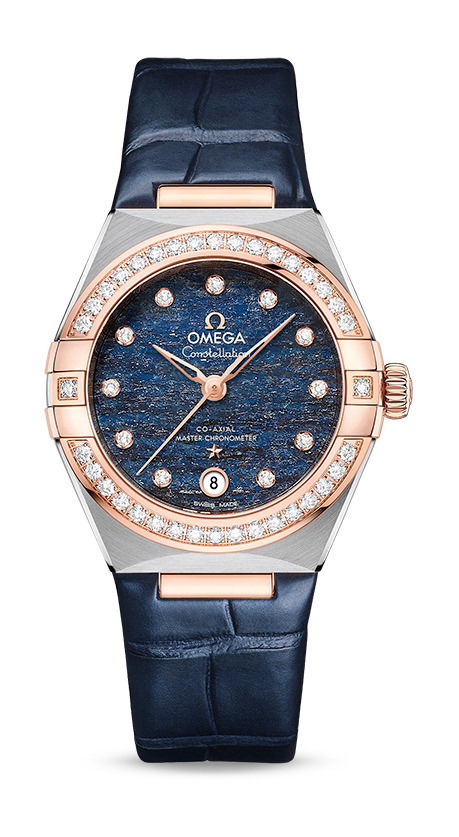Omega Constellation luxury timepiece - detailed view