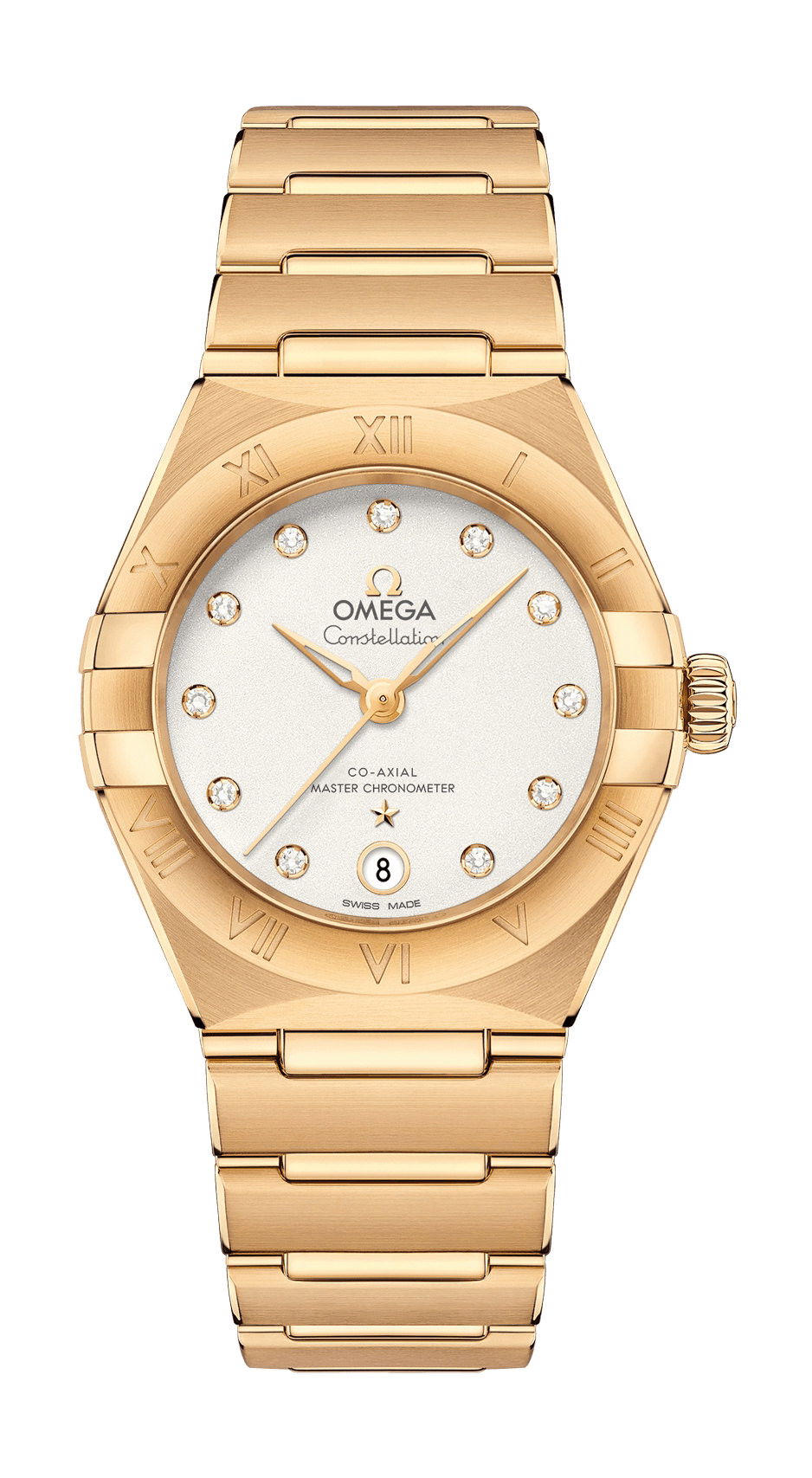 Omega Constellation luxury timepiece - detailed view
