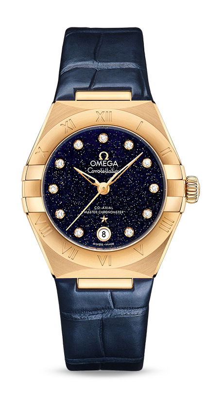 Omega Constellation luxury timepiece - detailed view