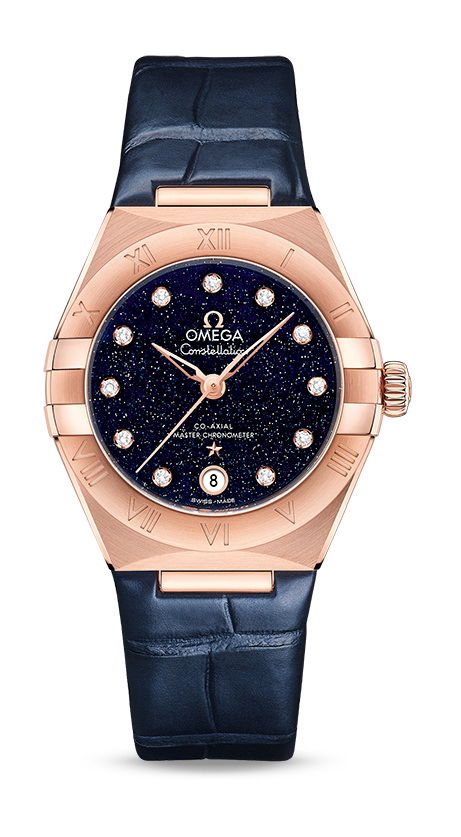 Omega Constellation luxury timepiece - detailed view