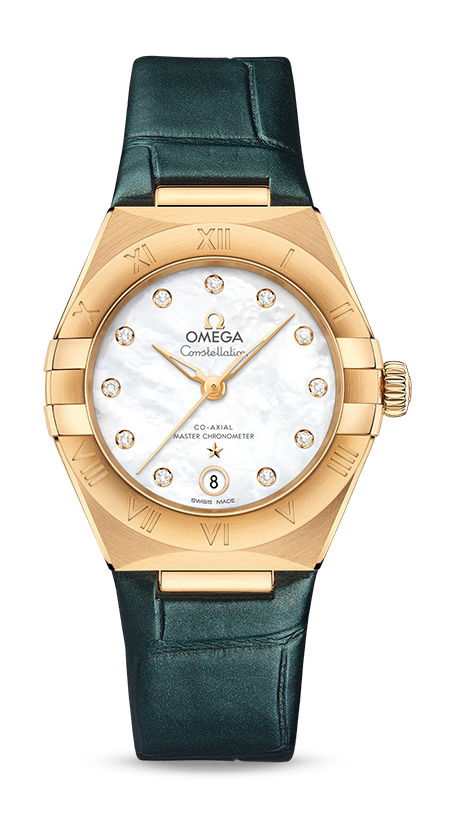 Omega Constellation luxury timepiece - detailed view