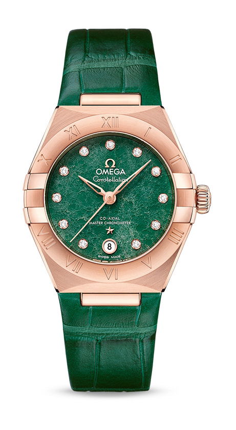 Omega Constellation luxury timepiece - detailed view
