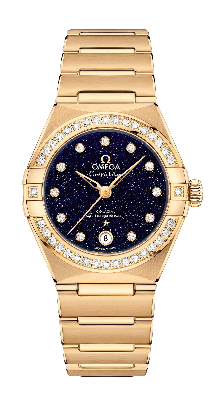 Omega Constellation luxury timepiece - detailed view