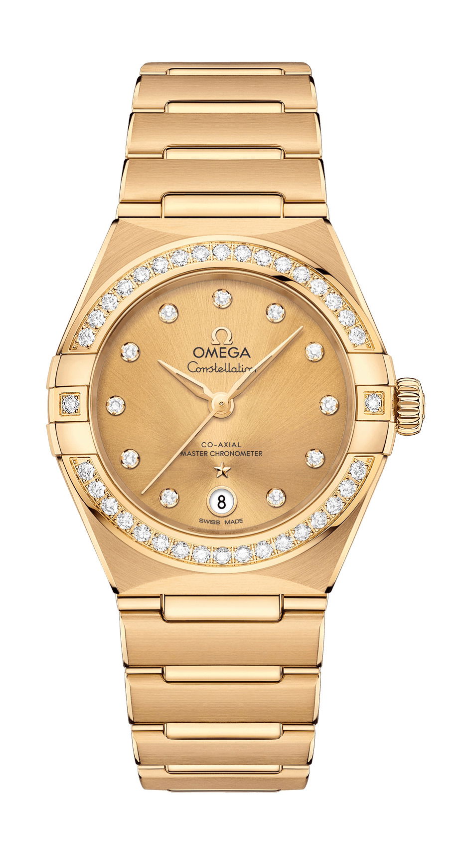Omega Constellation luxury timepiece - detailed view