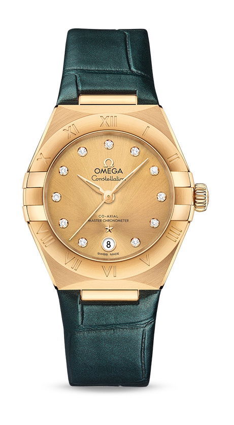 Omega Constellation luxury timepiece - detailed view