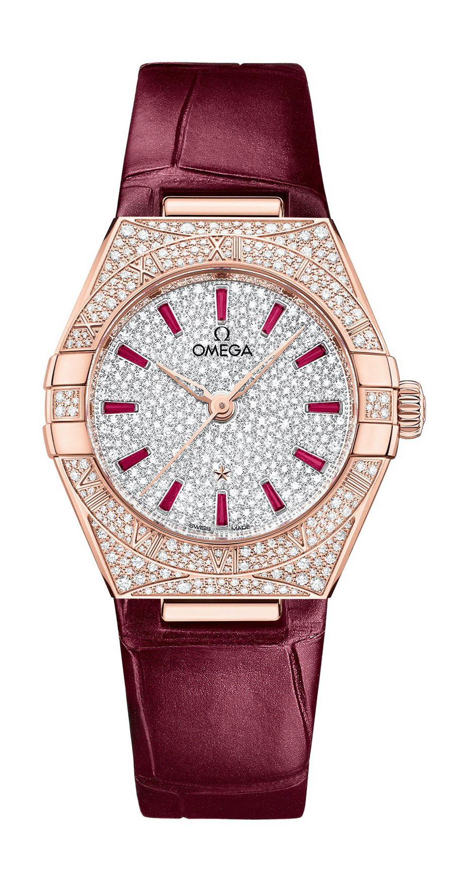 Omega Constellation luxury timepiece - detailed view