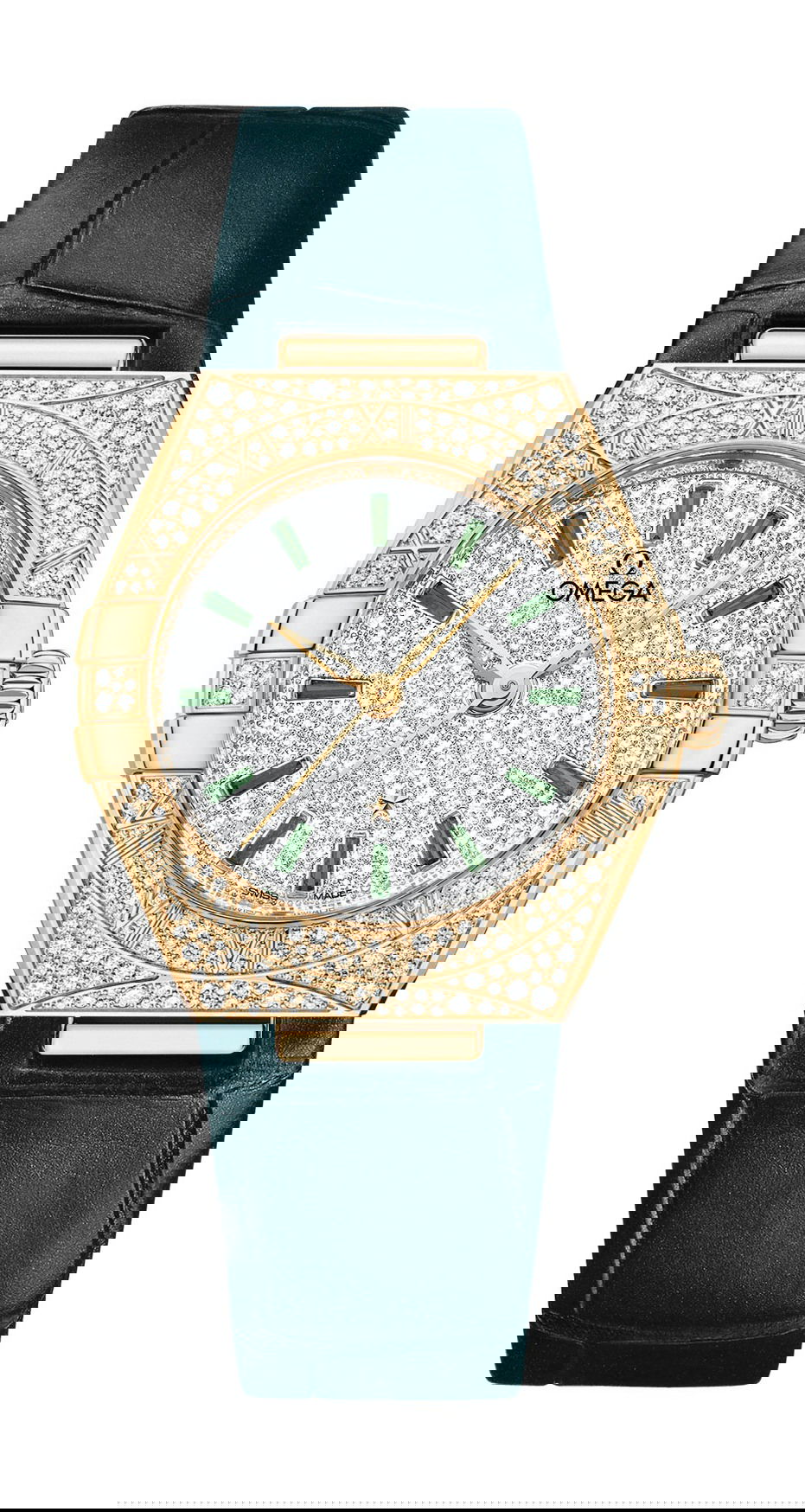 Omega Constellation luxury timepiece - detailed view