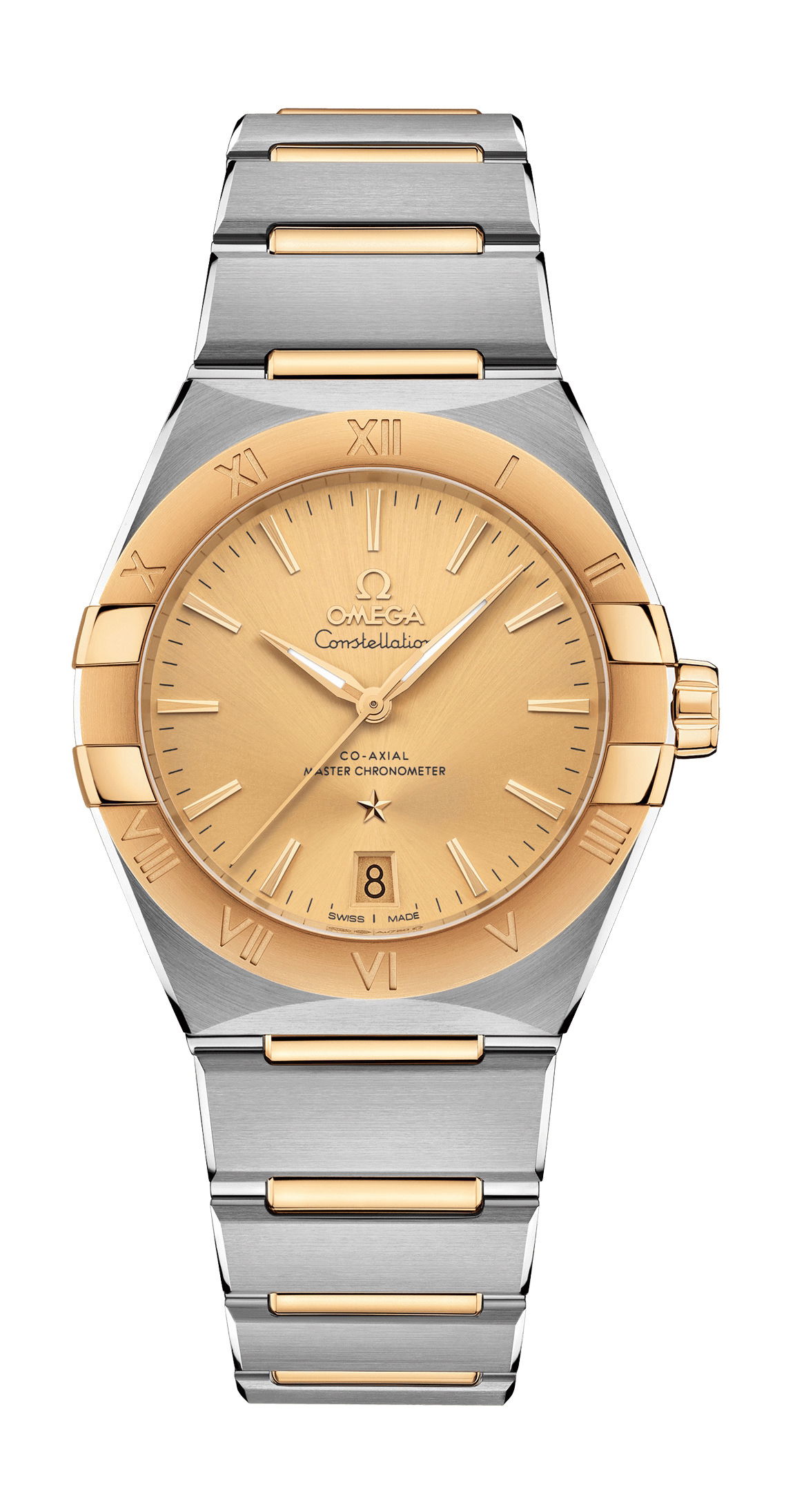 Omega Constellation luxury timepiece - detailed view