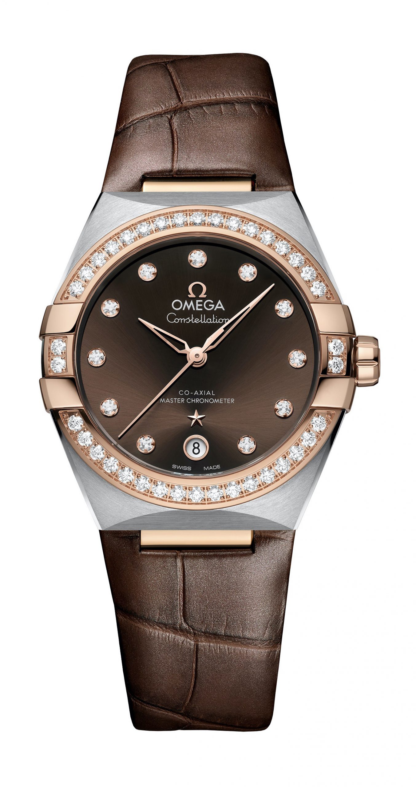 Omega Constellation luxury timepiece - detailed view