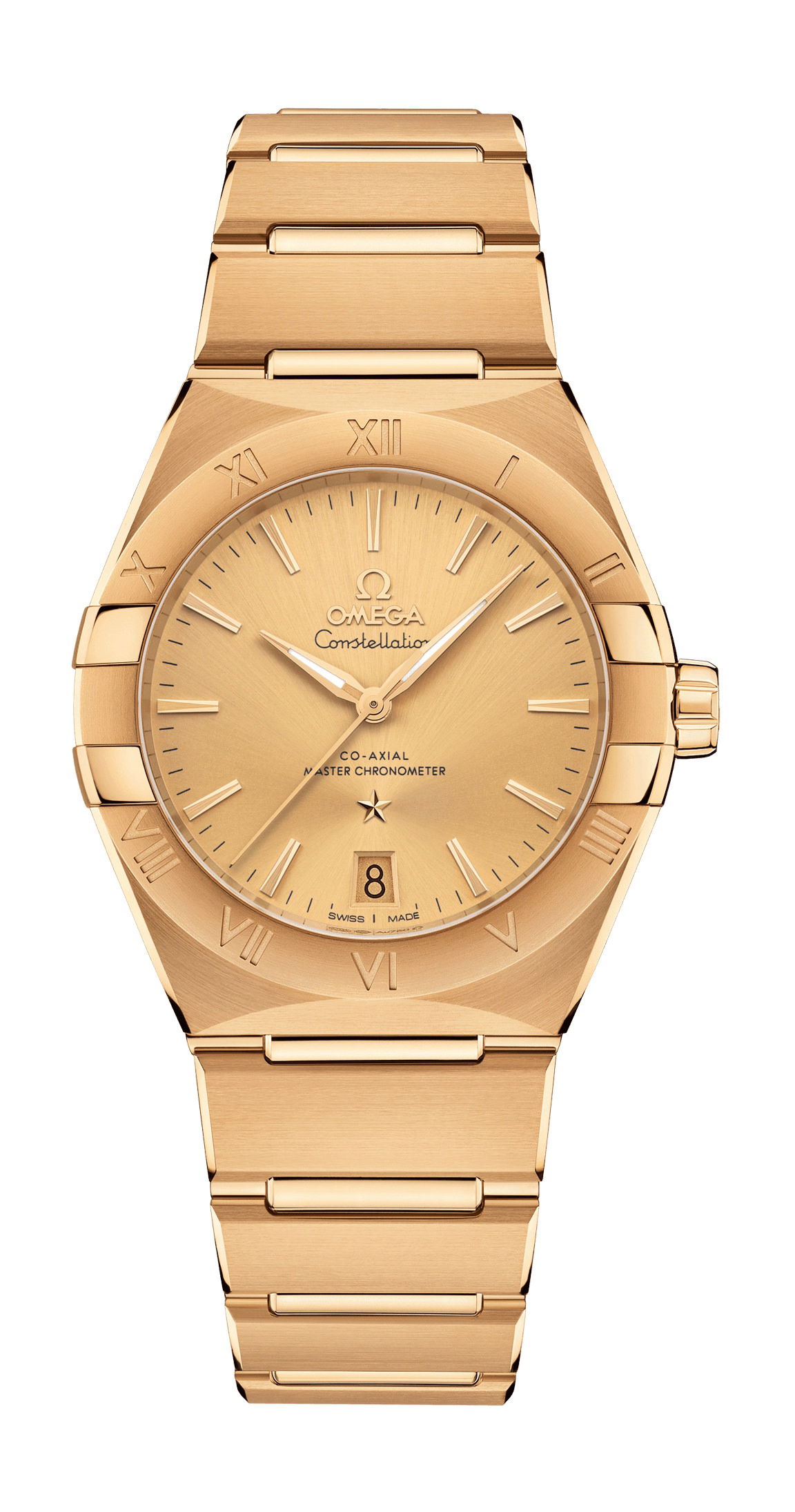 Omega Constellation luxury timepiece - detailed view
