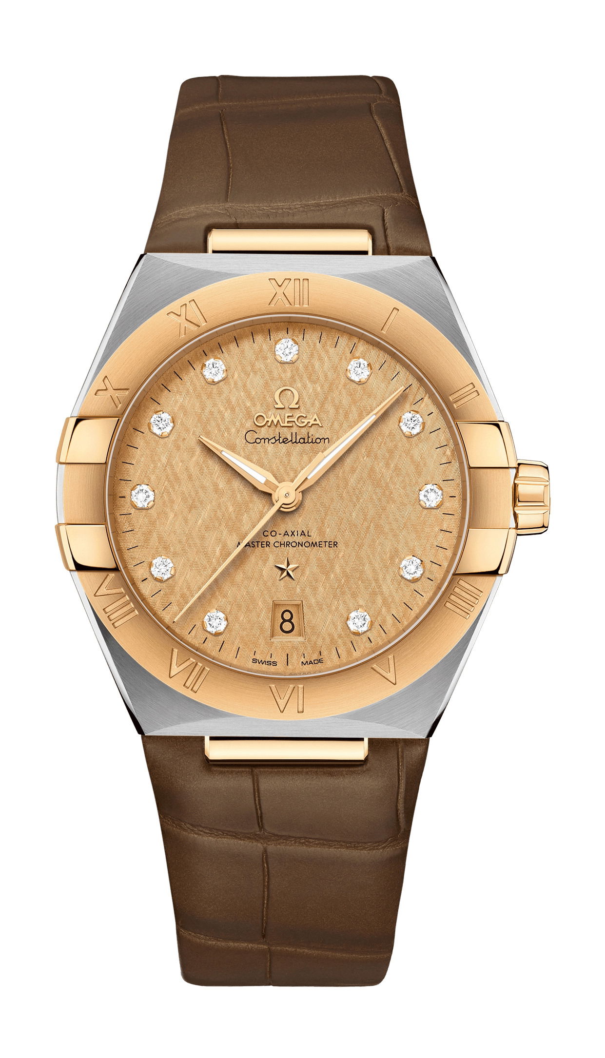 Omega Constellation luxury timepiece - detailed view