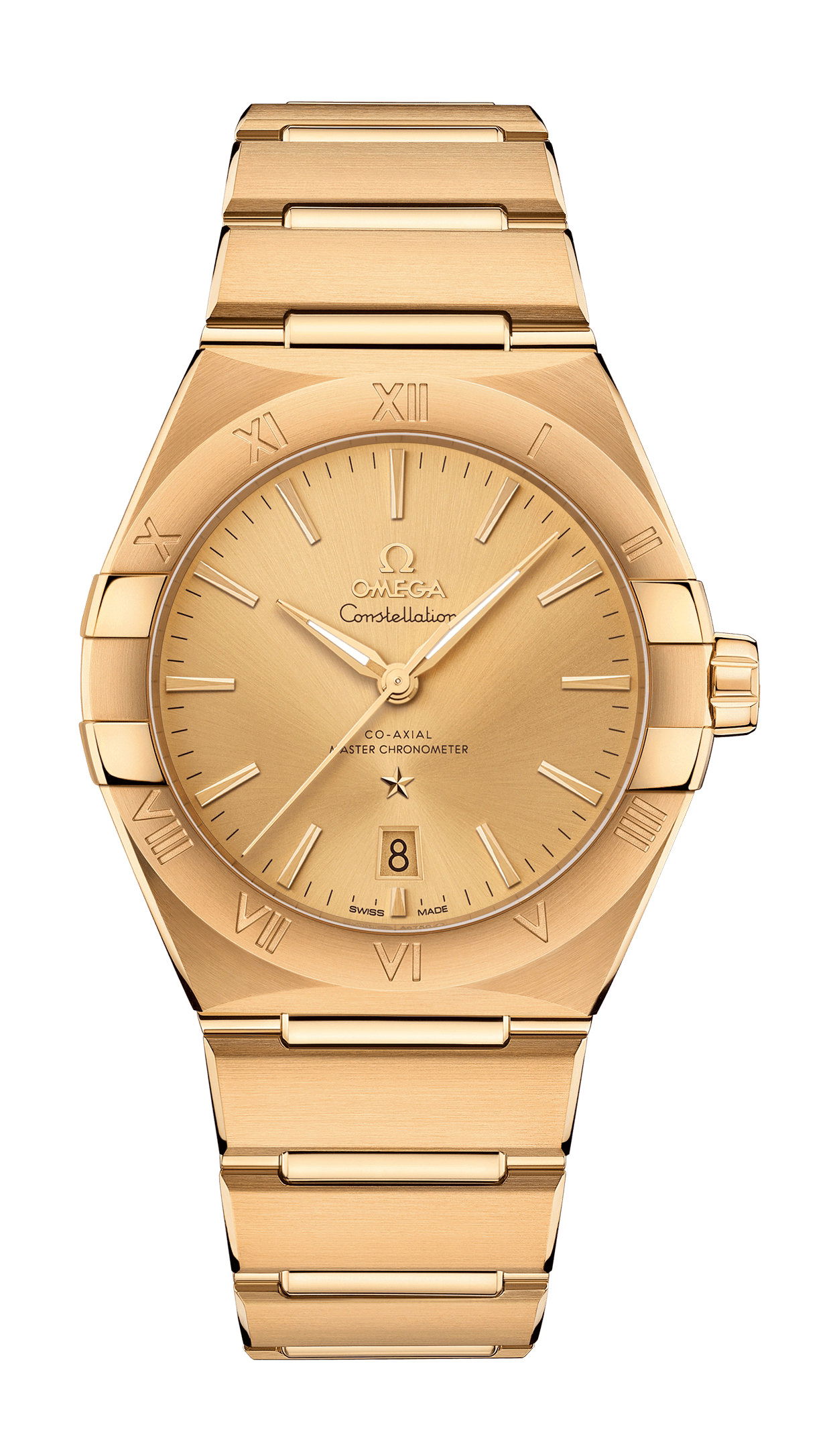 Omega Constellation luxury timepiece - detailed view