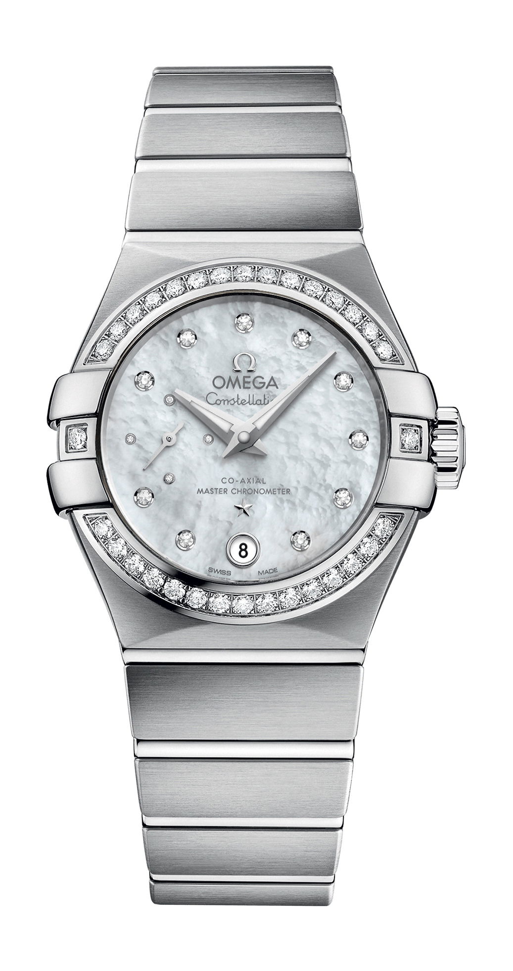 Omega Constellation luxury timepiece - detailed view
