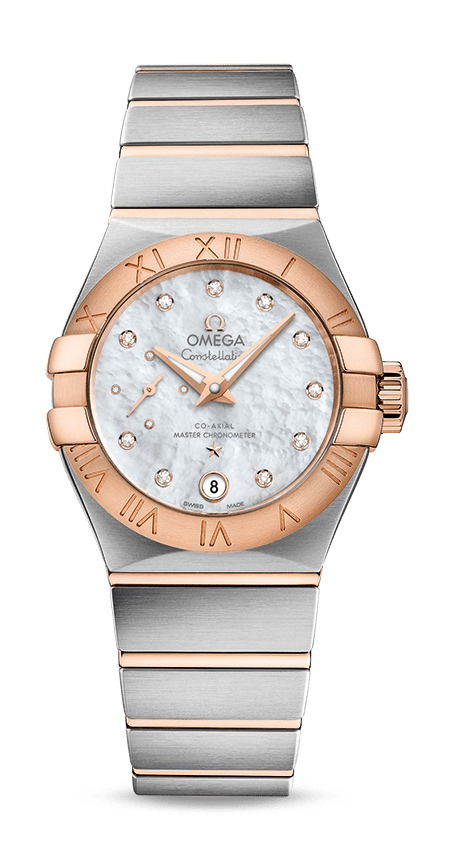 Omega Constellation luxury timepiece - detailed view