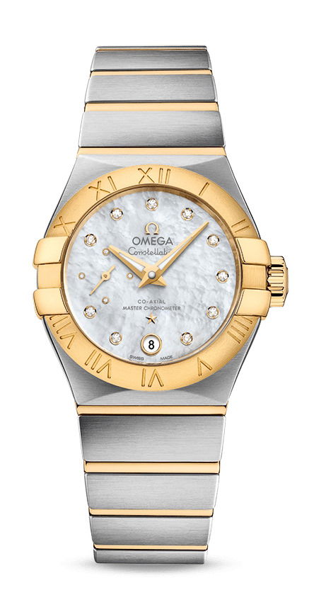 Omega Constellation luxury timepiece - detailed view